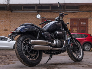 2026 Hyosung GV300S-C, синий, 493850 рублей, вид 5