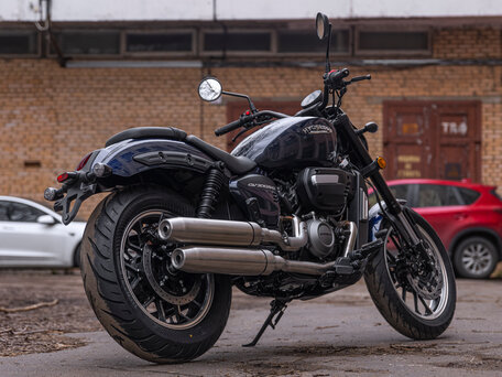 2026 Hyosung GV300S-C, синий, 493850 рублей, вид 5