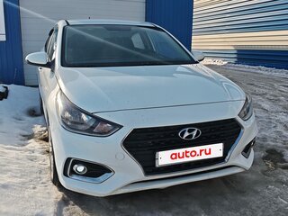 2017 Hyundai Solaris II, белый, 1050000 рублей, вид 1