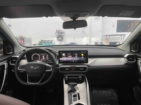 2022 Geely Binyue I Рестайлинг, голубой - вид 4