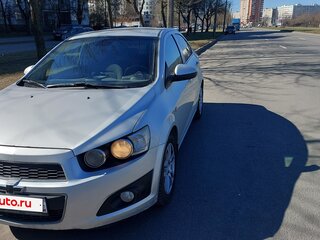2012 Chevrolet Aveo II, серебристый, 460000 рублей, вид 1
