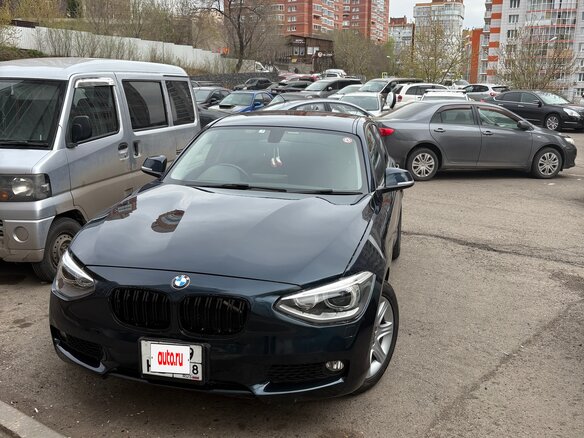 2013 BMW 1 серии 116i II (F20/F21), синий