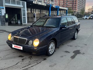 2002 Mercedes-Benz E-Класс 200 II (W210, S210) Рестайлинг, синий, 390000 рублей, вид 1
