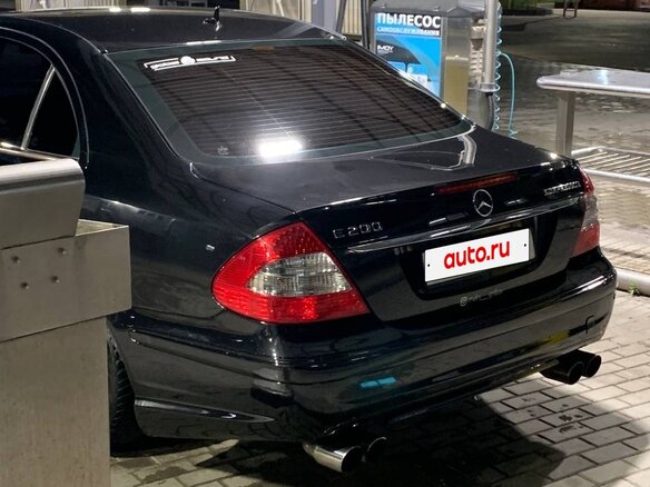 2007 Mercedes-Benz E-Класс 200 III (W211, S211) Рестайлинг, чёрный, 1390000 рублей - вид 12