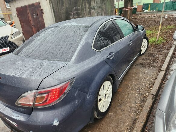 2008 Mazda 6 II (GH), серый, 750000 рублей - вид 3