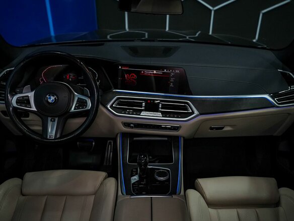 2021 BMW X5 40i IV (G05/G18), синий, 6909000 рублей - вид 11