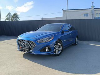 2017 Hyundai Sonata VII (LF) Рестайлинг, синий, 1399000 рублей, вид 1