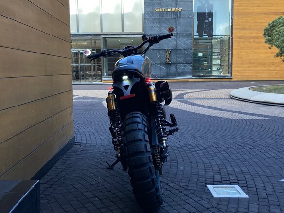 2023 Triumph Scrambler, серый - вид 8