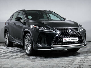 2020 Lexus RX 350 IV Рестайлинг, чёрный, 6170000 рублей, вид 3