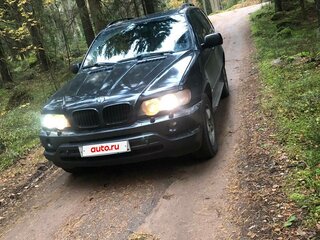 2002 BMW X5 3.0i I (E53), чёрный, 950000 рублей, вид 4
