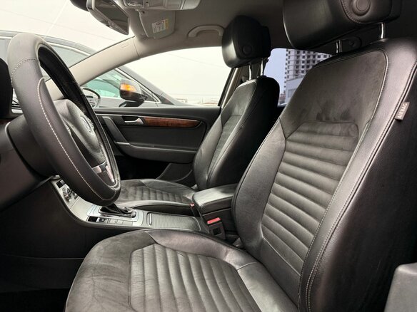 2012 Volkswagen Passat B7, чёрный - вид 5