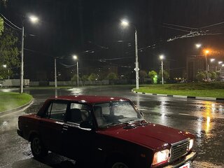 2007 Lada (ВАЗ) 2107, пурпурный, 125000 рублей, вид 4