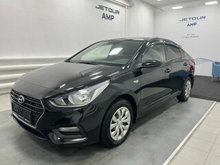 2019 Hyundai Solaris II, чёрный, 1349000 рублей, вид 1