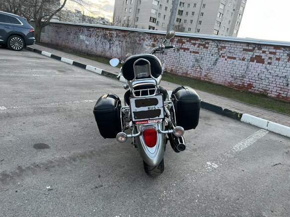 2009 Yamaha XVS1100, белый, 685000 рублей - вид 6