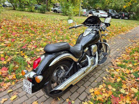2010 Kawasaki VN900 Vulcan, чёрный, 550000 рублей, вид 2