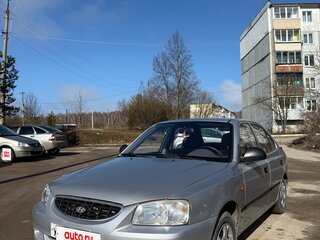 2006 Hyundai Accent ТагАЗ II, серый, 405000 рублей, вид 1