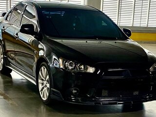 2013 Mitsubishi Lancer X Рестайлинг, чёрный, 980000 рублей, вид 2