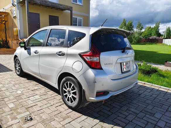 2017 Nissan Note II Рестайлинг, серый - вид 7