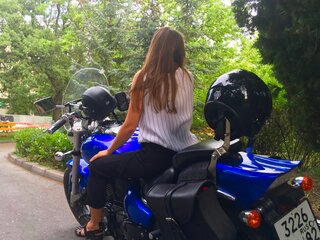 2005 Suzuki Boulevard 400, синий, 400000 рублей, вид 2