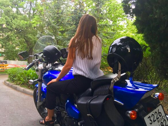 2005 Suzuki Boulevard 400, синий, 400000 рублей - вид 1