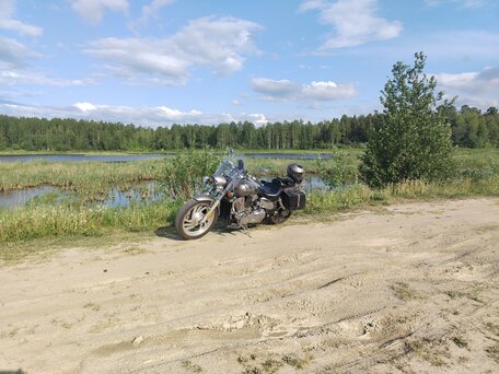 2009 Honda VTX 1300, серый, 650000 рублей, вид 3
