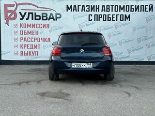 2012 BMW 1 серии 116i II (F20/F21), синий, 910000 рублей, вид 5