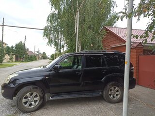 2008 Toyota Land Cruiser Prado 120 Series Рестайлинг, чёрный, 1800000 рублей, вид 4