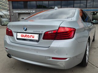 2015 BMW 5 серии 520d VI (F10/F11/F07) Рестайлинг, серебристый, 2850000 рублей, вид 5
