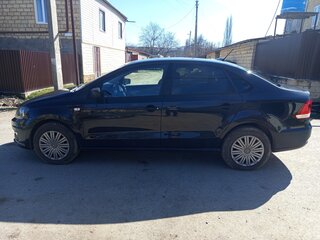 2016 Volkswagen Polo V Рестайлинг, синий, 785000 рублей, вид 4