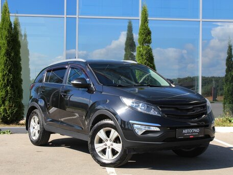 2012 Kia Sportage III, чёрный, 980000 рублей, вид 3