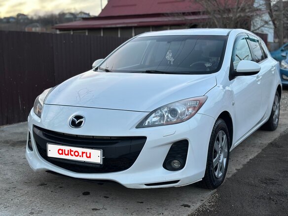 2012 Mazda 3 II (BL) Рестайлинг, белый, 1250000 рублей