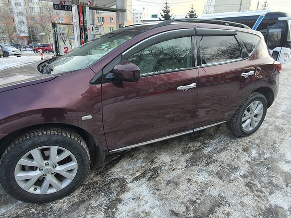 2012 Nissan Murano II (Z51) Рестайлинг 2, пурпурный, 1200000 рублей - вид 3