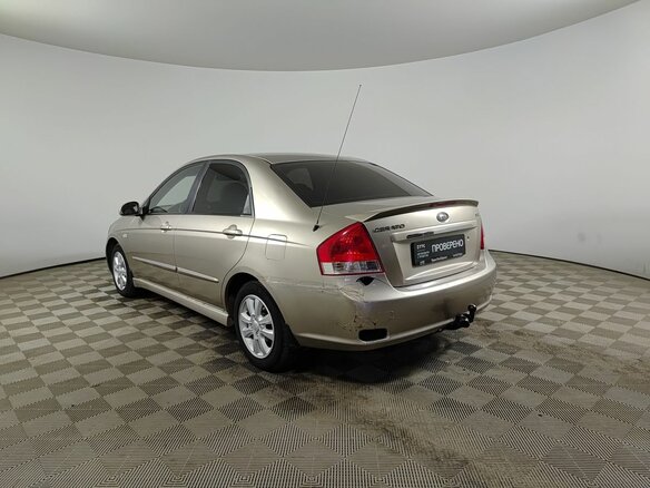 2008 Kia Cerato I Рестайлинг, бежевый - вид 6
