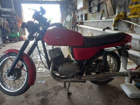 1998 Jawa 350/638, пурпурный, 155000 рублей, вид 1
