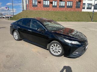 2021 Toyota Camry VIII (XV70) Рестайлинг, чёрный, 2970000 рублей, вид 3