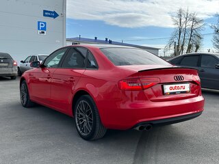 2012 Audi A4 IV (B8) Рестайлинг, красный, 1130000 рублей, вид 4