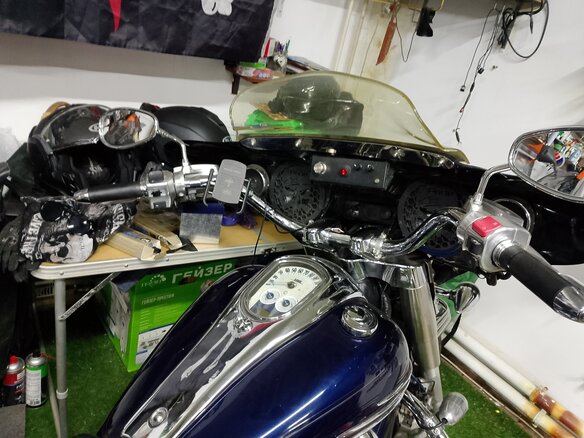 2007 Yamaha XV 1900, синий, 850000 рублей - вид 3