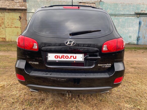 2008 Hyundai Santa Fe II, чёрный, 1000000 рублей - вид 2
