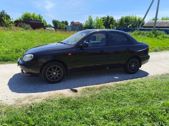 2008 Chevrolet Lanos I, чёрный - вид 2