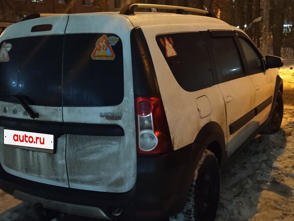 2021 Lada (ВАЗ) Largus Cross I Рестайлинг, белый, 1700000 рублей - вид 4