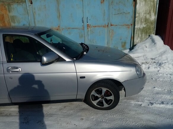 2008 Lada (ВАЗ) Priora I, серебристый, 170000 рублей - вид 3