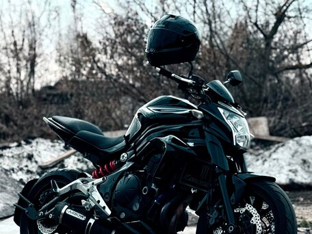 2012 Kawasaki ER-6N, чёрный, 490000 рублей, вид 2