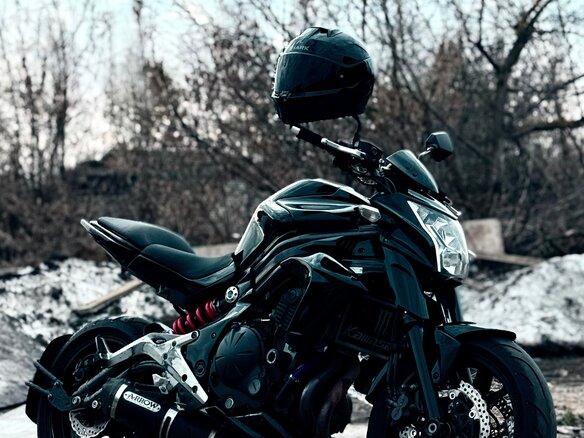 2012 Kawasaki ER-6N, чёрный, 490000 рублей - вид 1