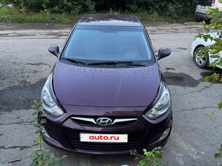 2012 Hyundai Solaris I, фиолетовый, 1100000 рублей, вид 2