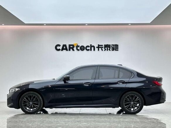 2022 BMW 3 серии 320Li VII (G2x) Рестайлинг, чёрный - вид 2