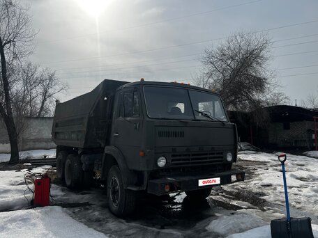 1993 КамАЗ 65111, зелёный, 400000 рублей, вид 1