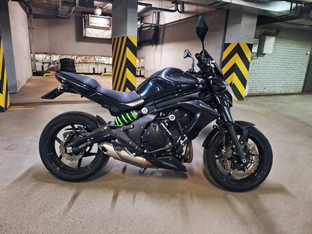 2013 Kawasaki ER-6N, чёрный, 550000 рублей, вид 2