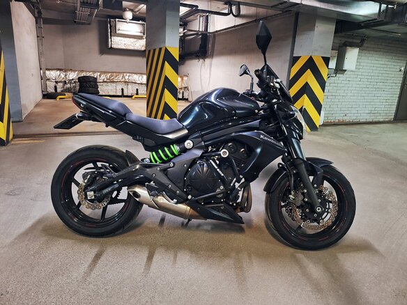 2013 Kawasaki ER-6N, чёрный, 550000 рублей - вид 1
