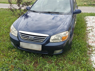 2007 Kia Cerato I Рестайлинг, синий, 380000 рублей, вид 1