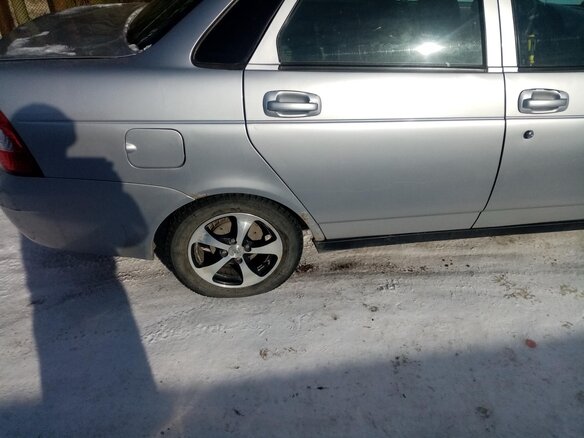 2008 Lada (ВАЗ) Priora I, серебристый, 170000 рублей - вид 4